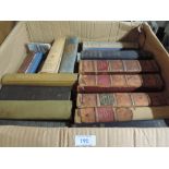 A selection of antique books and reference