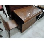 A vintage style bent ply childs table and chairs, by Bloom