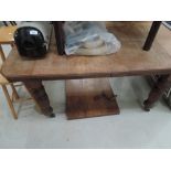 A Victorian mahogany extending dining table