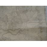 A large canvas map of Dumfries