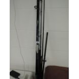 A selection of fishing rods for sea and coarse fishing