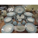 A large selection of Royal Doulton Reflection dinner ware