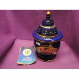 A reproduction ceramic Leech jar by the Royal Pharmaceutical society
