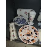 A selection of ceramics including Coalport