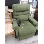 An electric recliner chair