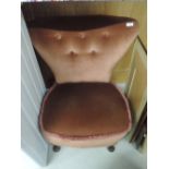 An Art Deco style dralon nursinf chair