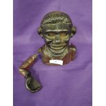 A vintage cast iron money box Little Joe (AF)