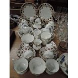 A selection of tea cups and saucers
