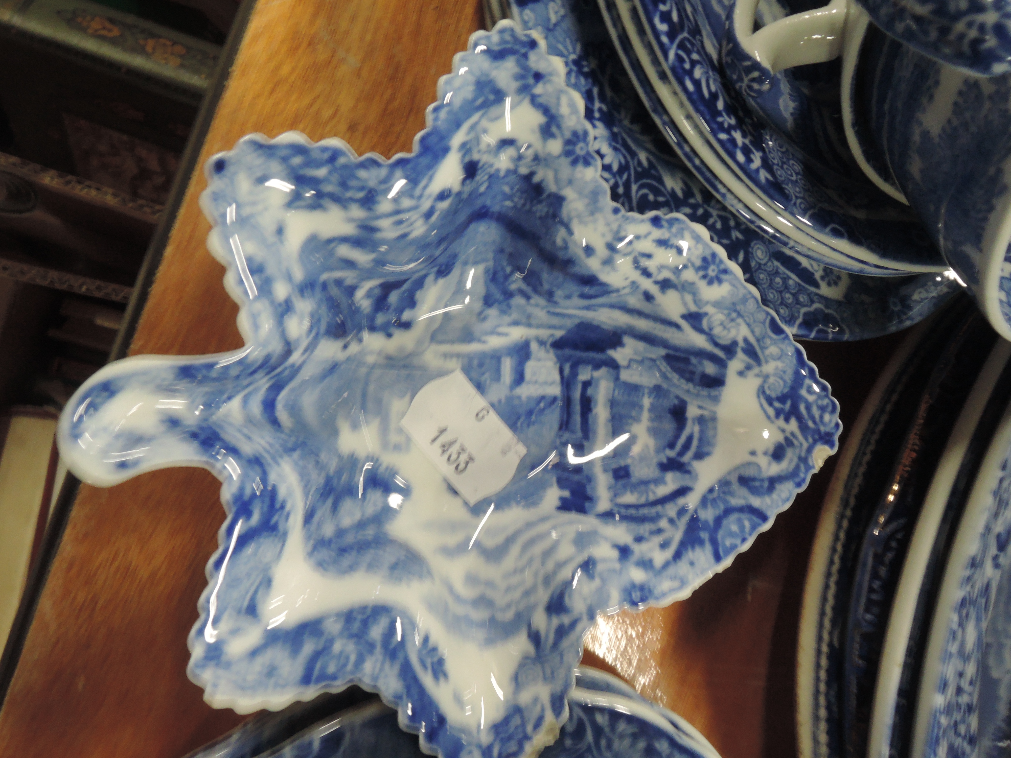 A selection of blue and white wears by Copeland Spode including tea cups and saucer sets - Image 2 of 2