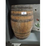 An oak and cast ring barrel for Duff Gordon & Co Amontillado