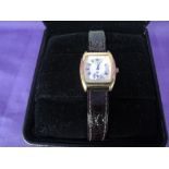 A lady's cased wrist watch by Zeitner