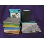 A selection of walking guide books by Alfred Wainwright including some early editions