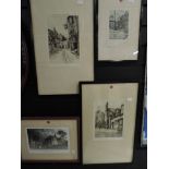 A selection of prints including Rye