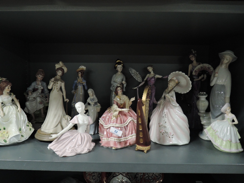 A selection of figures and figurines