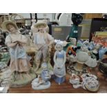 A selection of figures and figurines