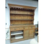 A traditional pine dresser