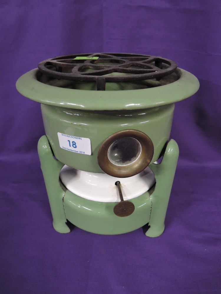 A vintage paraffin camping stove or similar