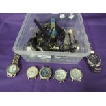 A selection of wrist watches including Casio, Swatch, Timex, Accurist etc