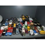 A selection of toy die cast model cars