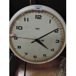 A large faced vintage wall clock by Smiths Astral