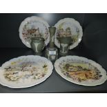 A selection of ceramics including Wedgwood Jasperware