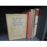Literature. Siegfried Sassoon, a selection. Includes; Memoirs of an Infantry Officer (1st, Faber &