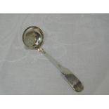 A Victorian Scottish silver toddy spoon of traditional form, Dundee hallmarks, makers mark Alexander