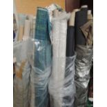 A large quantity of rolls of quality fabric and roll ends, mainly for upholstery use. Great for