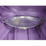 A plated Art Nouveau oval centrepiece/dish by W.M.F. with Lily of the Valley and Celtic decoration
