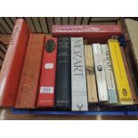 Music. A carton, Mozart. Includes; biographies, letters of, companions, etc. (12)