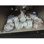 A selection of ceramics including Ivory, part tea services etc