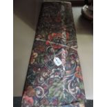 A large quantity of floral fabric,good quality, medium weight cotton.