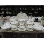 A Royal Albert Moss Rose dinner service