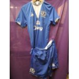An Everton football kit.good condition, small size.
