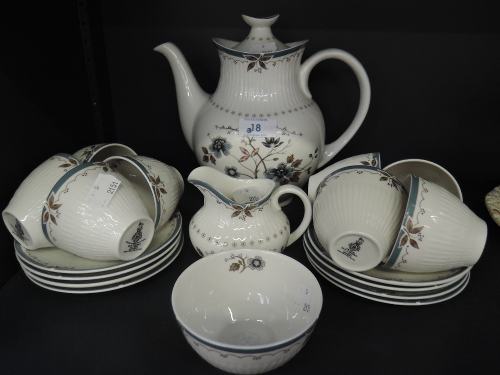 A Royal Doulton tea service in The Old Colony pattern