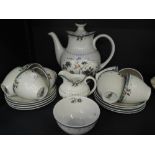 A Royal Doulton tea service in The Old Colony pattern