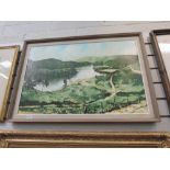 An oil painting, E Eaton, Tarn Hows, monogrammed, dated (19)76 and attributed verso