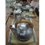 A good selection of Picquot ware including tea set