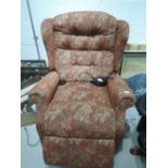 An electric recliner chair