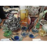 A fine selection of studio and art glass including Mdina and White Friars style