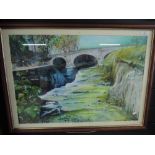 An original painting Miller Bridge Kendal signed Brenda Gale