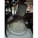 A vintage industrial light or lamp shade