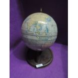 A Chad Valley tin plate globe