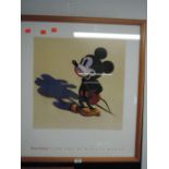 A large print of Mickey Mouse after Wayne Theobaud