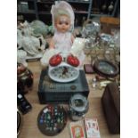 A vintage child celluloid doll