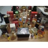 A selection of ladies perfume and scent bottles