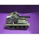 A clockwork tin plate toy tank M-1