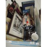 A selection of Cliff Richard memorabilia including Beatles grove china mug