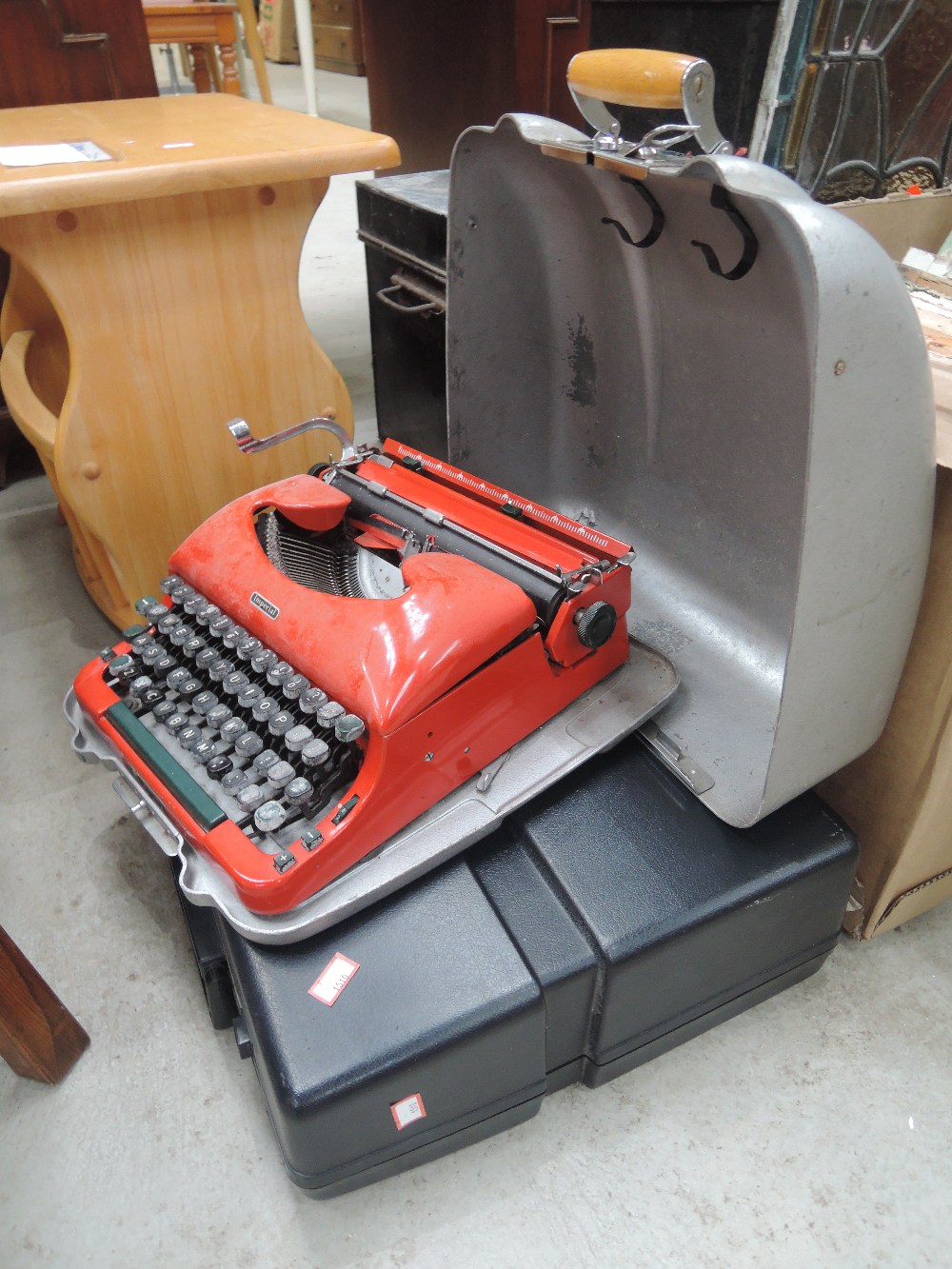 Two vintage typewriters