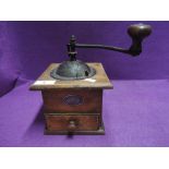 A vintage kitchen coffee grinder by Mutzig Framont